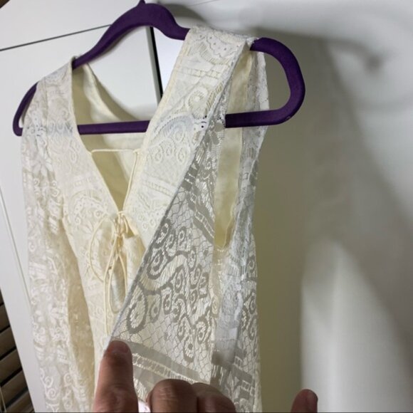 Dolce Vita Cold Shoulder Lace Mini Dress - Picture 13 of 16